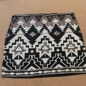 Express Sequin Skirt